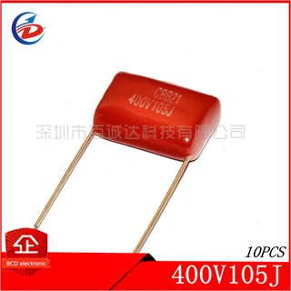 10 cái cbb tụ điện 105 400v 1uf 1000nf sân 20mm