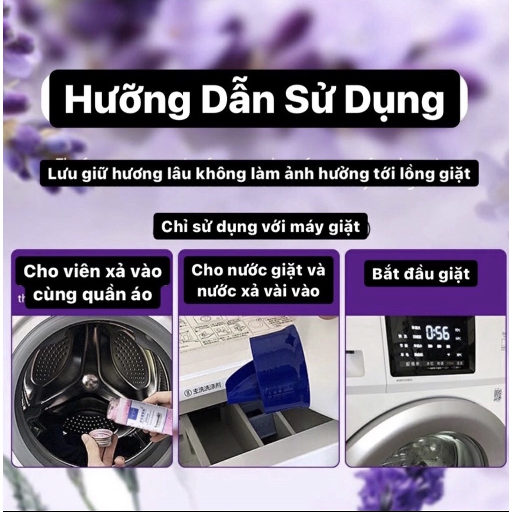 Hạt giặt lưu hương Quần Áo Sarah - Xả vải Thơm Dịu Nhẹ lưu hương lâu dài - Viên xả thơm quần áo - Sarah Beaute
