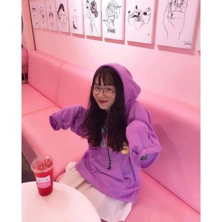 Áo hoodie tím DONUT