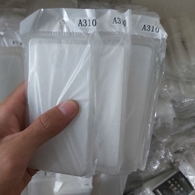 Bộ 3 chiếc ốp lưng cho galaxy A310/A3 2016 silicon trong suốt siêu mỏng(loại tốt)