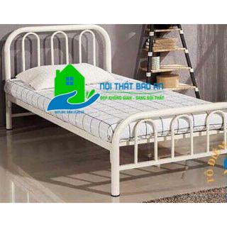 Giường sắt đơn giản 1 người nằm 1mx2m