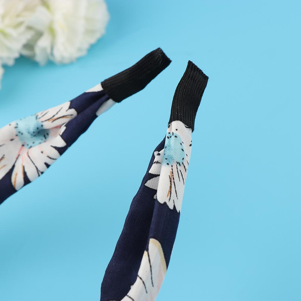 Băng Đô Cài Tóc Đính Nơ Họa Tiết Kẻ Sọc / Hoa Xinh Xắn Thời Trang Cho Bạn Gái