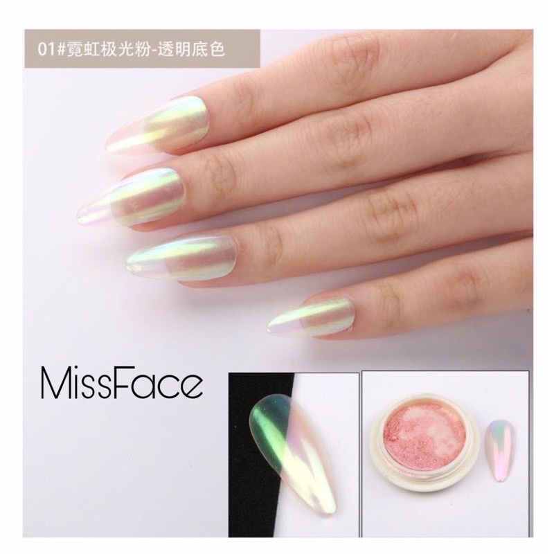 Set tráng gương  ngọc trai 6 màu đa dạng - Crome Móng ánh ngọc trai nhiều màu