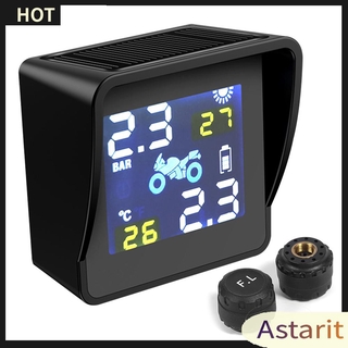 Hệ Thống Báo Động Áp Suất Lốp Xe Máy Tpms Với 2 Cảm Biến