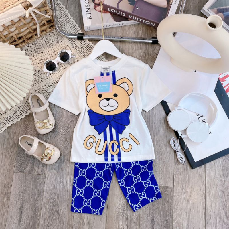 Bộ Gucci Gấu cho bé gái