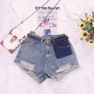 Quần short phối màu túi mẫu hot còn s