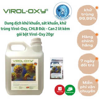 Dung dịch khử khuẩn, sát khuẩn Virol-Oxy, Đức - Chai xịt 500ml - Không mùi, an toàn