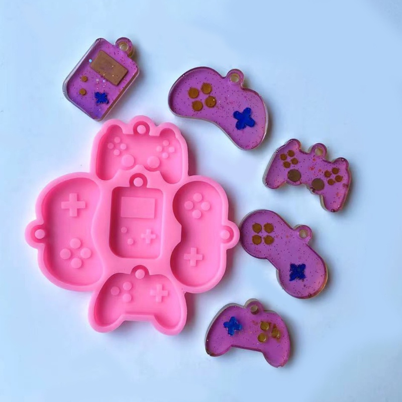 Khuôn Silicone Làm Móc Khóa / Trang Sức Hình Tay Cầm Chơi Game DIY