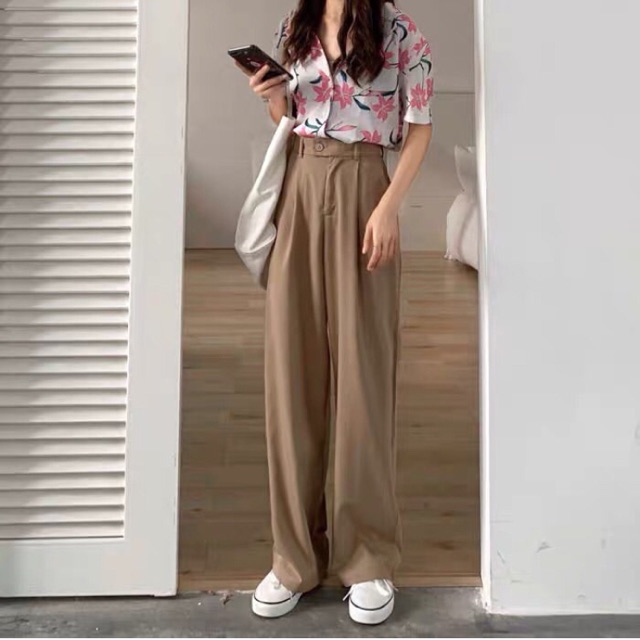 [order] quần cullotes suông