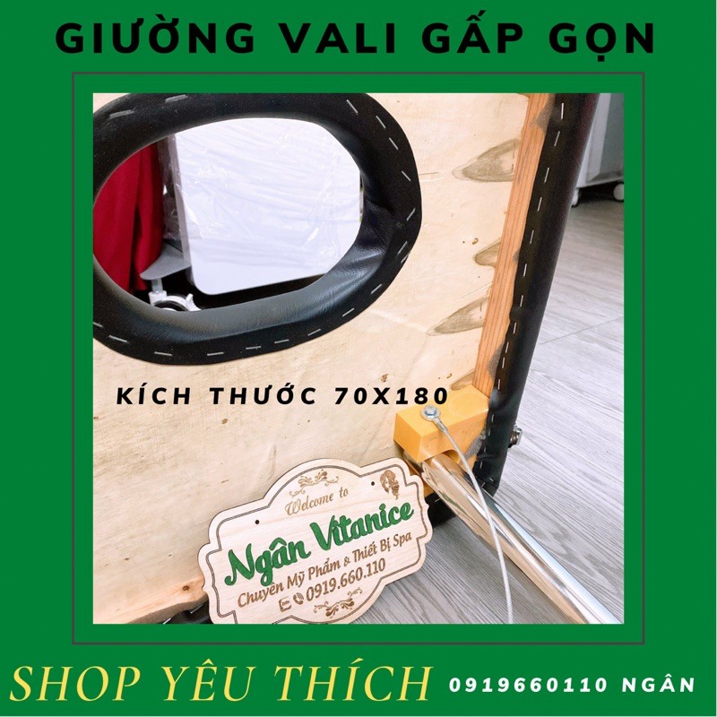 Giường vali gấp gọn chuyên dụng cho spa | BigBuy360 - bigbuy360.vn