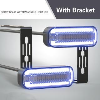 Spirit Beast Motorcycle Modified Cool LED Water Flow Warning Light 12V