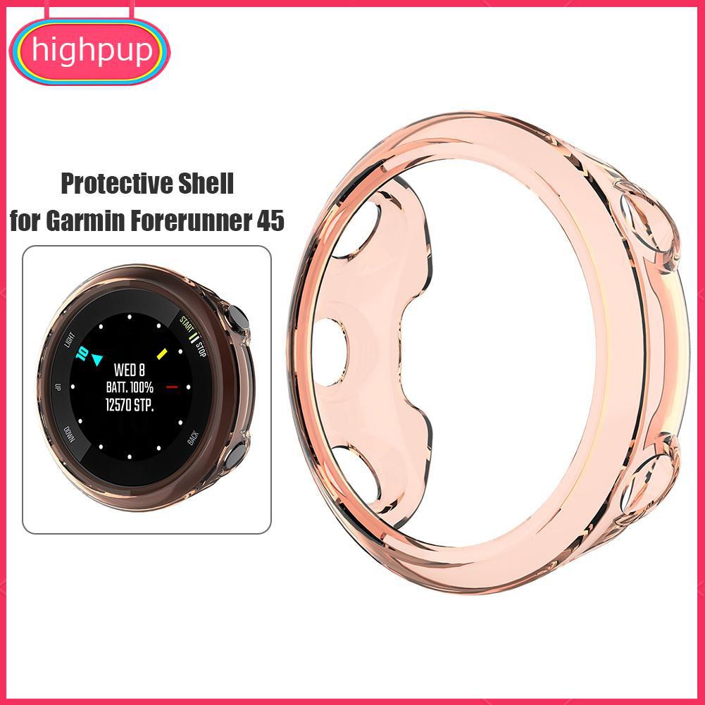 Ốp Tpu Mềm Trong Suốt Bảo Vệ Cho Đồng Hồ Garmin Forerunner 45