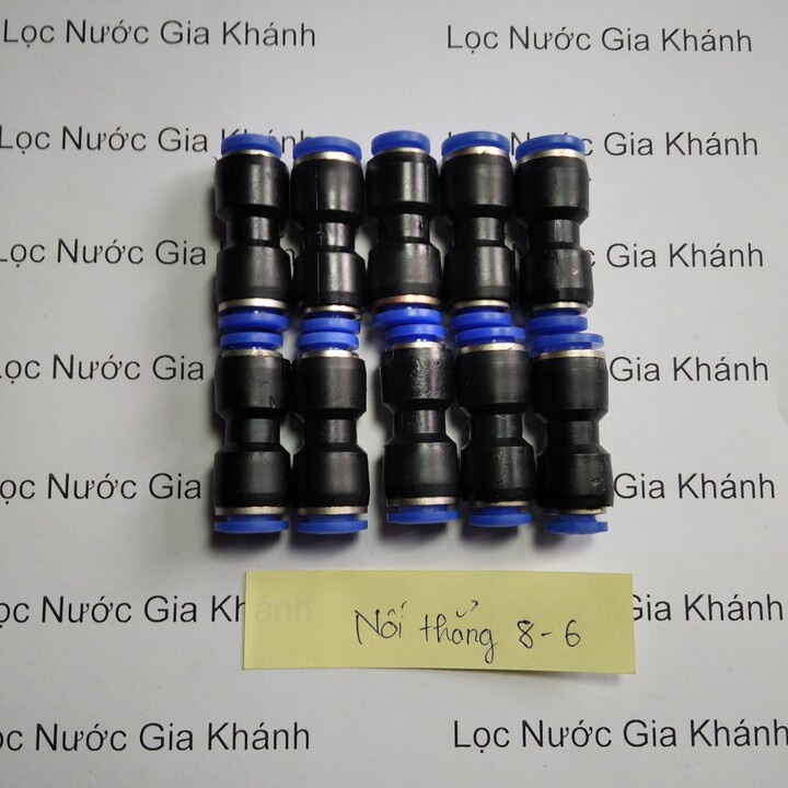 10 Khớp nối nhanh,chữ T, Y, góc,nối thẳng Nhựa PE cao cấp-Size 8mm phun sương