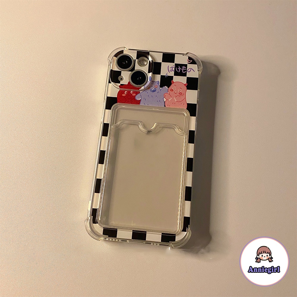 Ốp điện thoại TPU mềm họa tiết quái vật hoạt hình thích hợp cho iPhone 14 13 12 11 pro max x xs max xr 8 7 plus