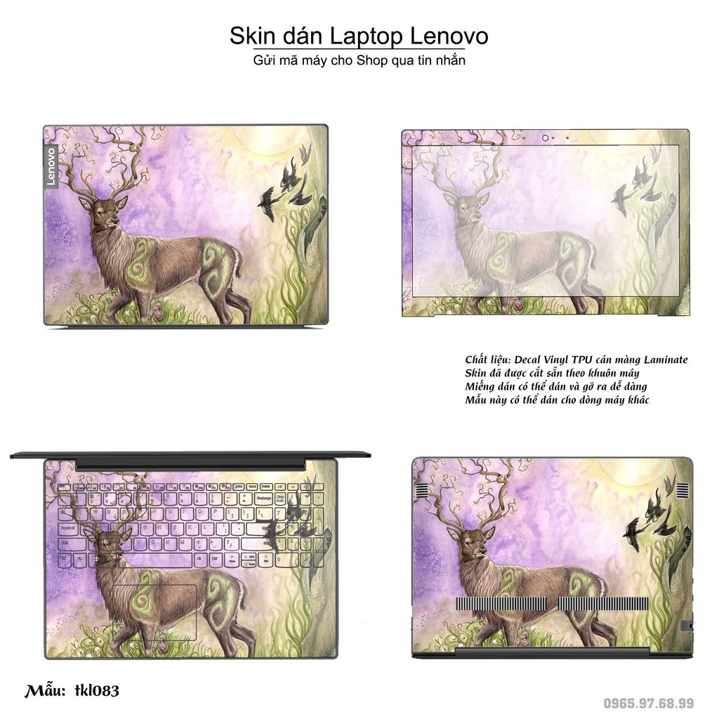 Skin dán Laptop Lenovo in hình thiết kế _nhiều mẫu 8 (inbox mã máy cho Shop)