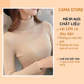 áo len cổ lọ 3 phân, thời trang thu đông