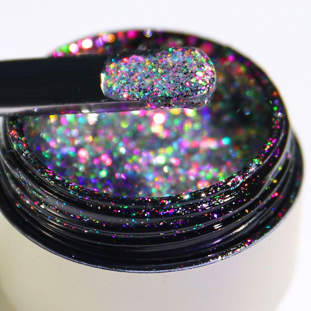 QQMALL Lọ Nước Sơn Móng Tay Kim Tuyến Lấp Lánh