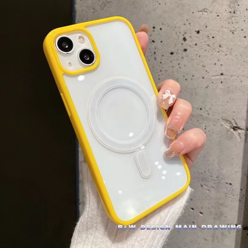 Ốp Điện Thoại Trong Suốt Chống Sốc Có Nam Châm Cho iPhone 13 12 11 Pro MAX XR X XS MAX iPhone 7 8 Plus SE 2020