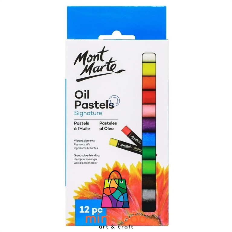 SÁP DẦU CAO CẤP MONT MARTE BỘ 12/24 MÀU