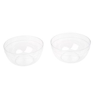 🌱Phụ Nữ 9cm x 4.5cm DIY Mặt nạ nhựa trong suốt Bát trộn Giá đỡ 2 chiếc