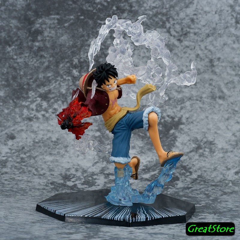 MÔ HÌNH One piece Zoro  Luffy đấm lửa ACE  Sanji Figure 12 -14cm Có Hộp