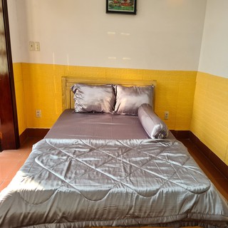 BỘ CHĂN DRAP PHI LỤA CAO CẤP 5 MÓN 1.6Mx2M/1.8Mx2M-PL11