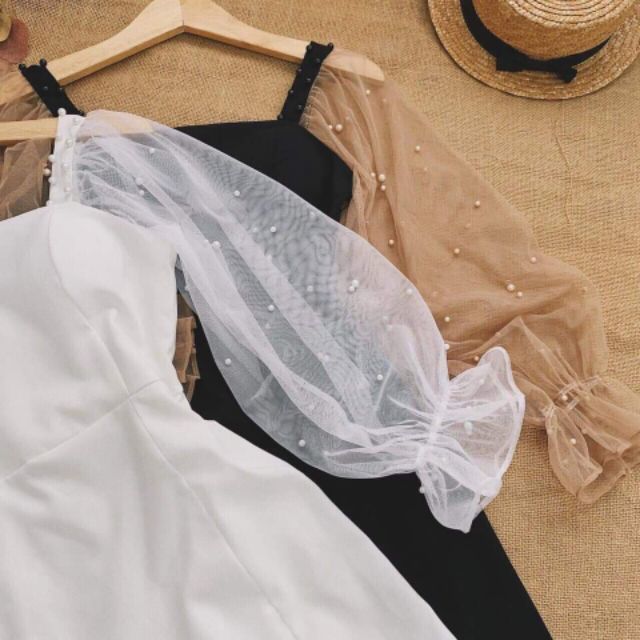 Đầm phối lưới đính ngọc | BigBuy360 - bigbuy360.vn