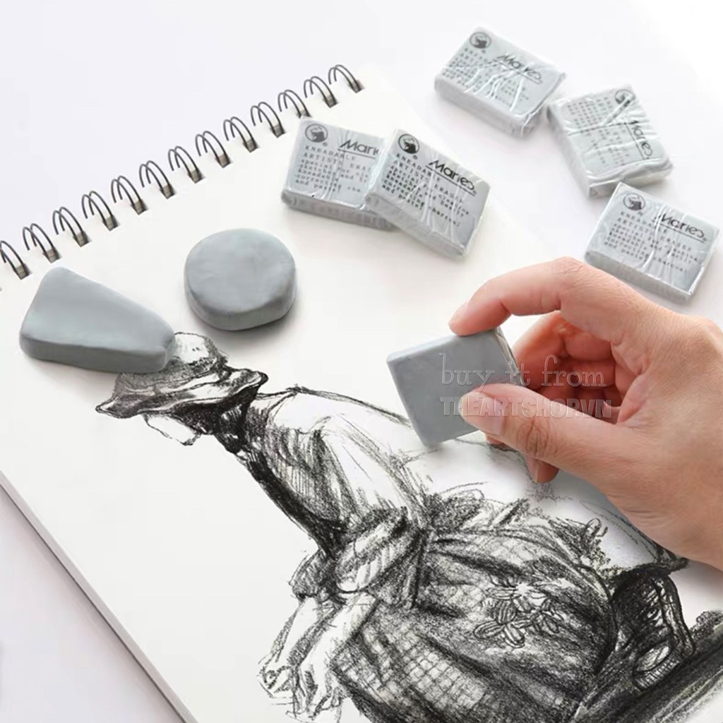 CỤC TẨY ĐẤT SÉT ARTIST ERASER HÃNG MARIES