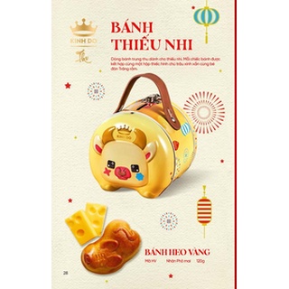[MUA 2 TẶNG 1]Bánh Trung ThuCá vàng-Heo vàng KINH ĐÔ