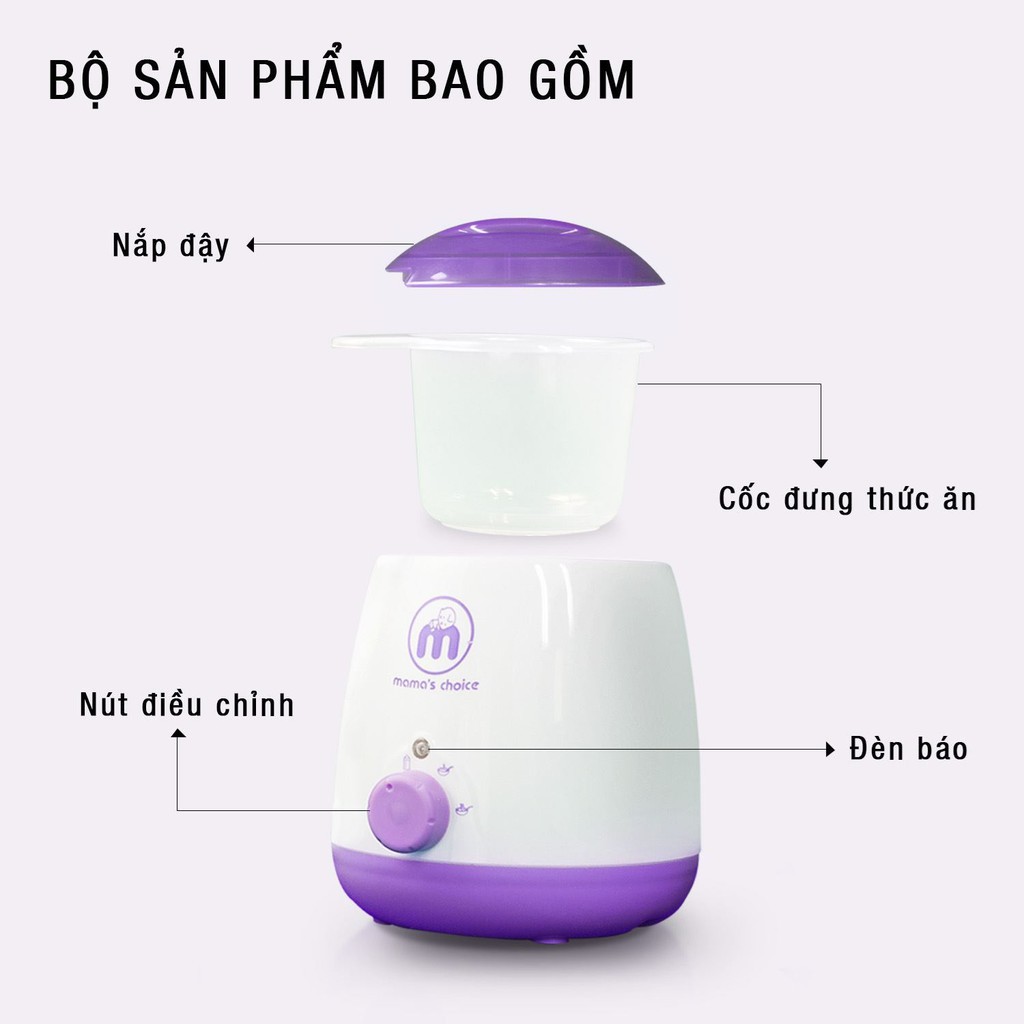 Máy Hâm Sữa Siêu Tốc Đa Chức Năng. Thương Hiệu Chính Hãng Mama's Choice