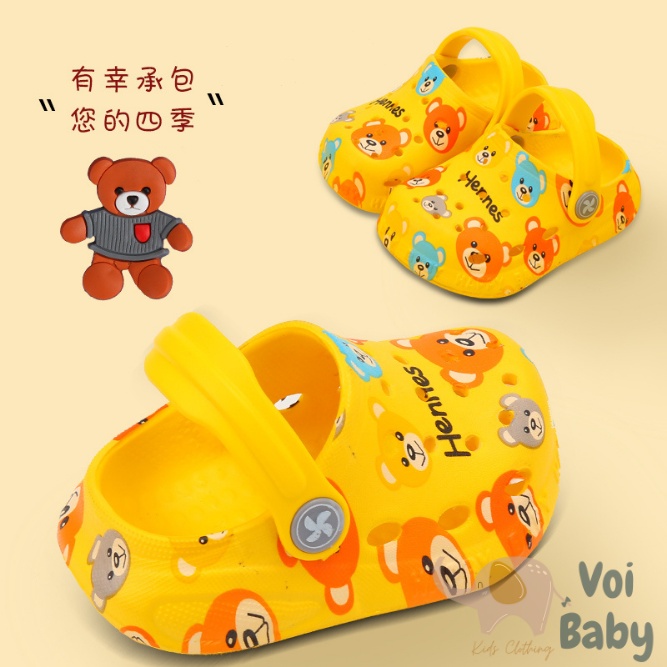 Dép sục cross cho bé gái trai cá mập ngộ nghĩnh cute VOIBABY BL12