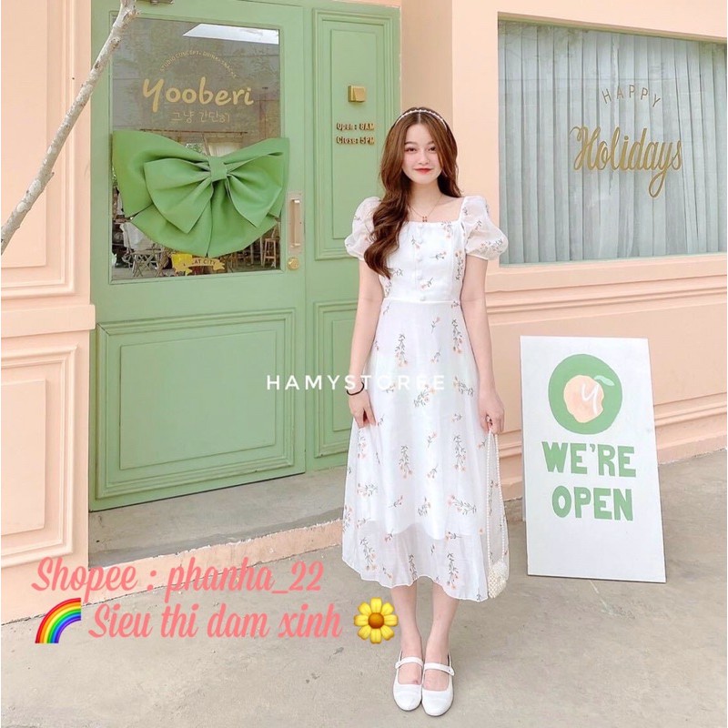 ĐẦM MAXI HOA NHÍ DỰ TIỆC✅HÀNG CAO CẤP LOẠI I -MẶC LÀ XINH✅ĐẦM HOA DU LỊCH ,CHỤP HÌNH SIÊU XINH PHONG CÁCH TIỂU THƯ