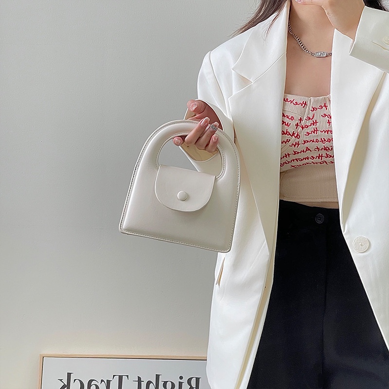 Túi Đeo Vai Có Dây Đeo Mắc Xích Màu Sắc Ngọt Ngào Dễ Thương Cho Nữ