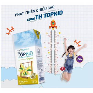 Sữa Tươi TH True Milk TOPKID Organic 180ml