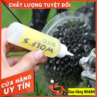 Dầu tra sên xích líp bôi trơn xe đạp WOLFS 50ml - Hàng chính hãng