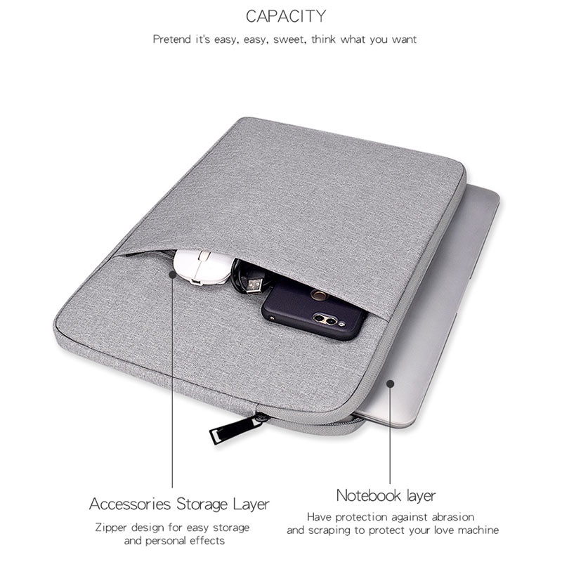 Túi đựng Laptop chống thấm nước cho Macbook Air Pro 13.3 14 15.6 Inch