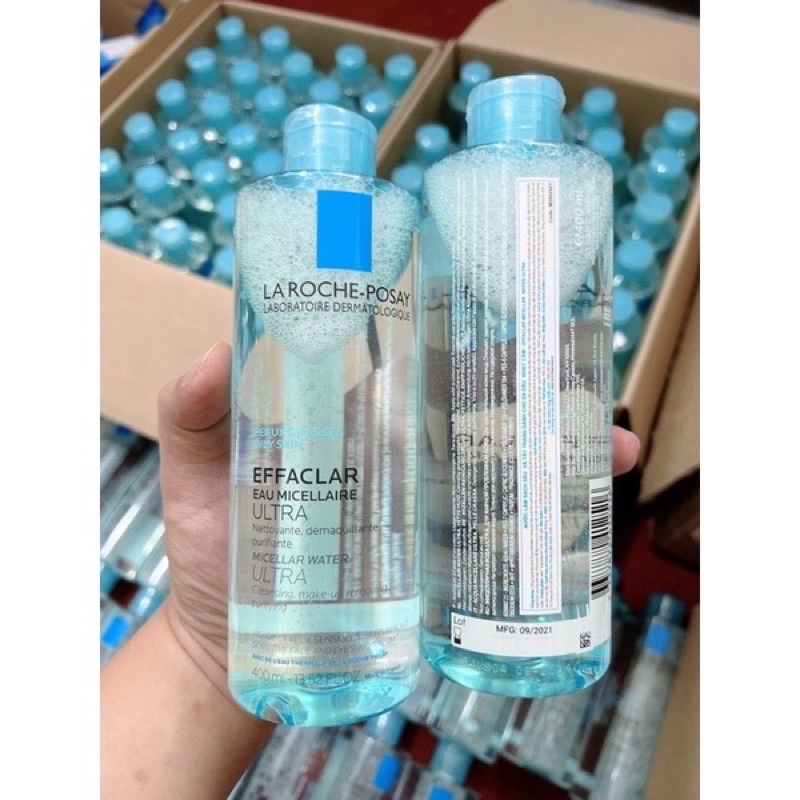 Nước làm sạch sâu và tẩy trang cho da nhạy cảm La Roche-Posay Micellar Water Ultra Sensitive Skin 400ml