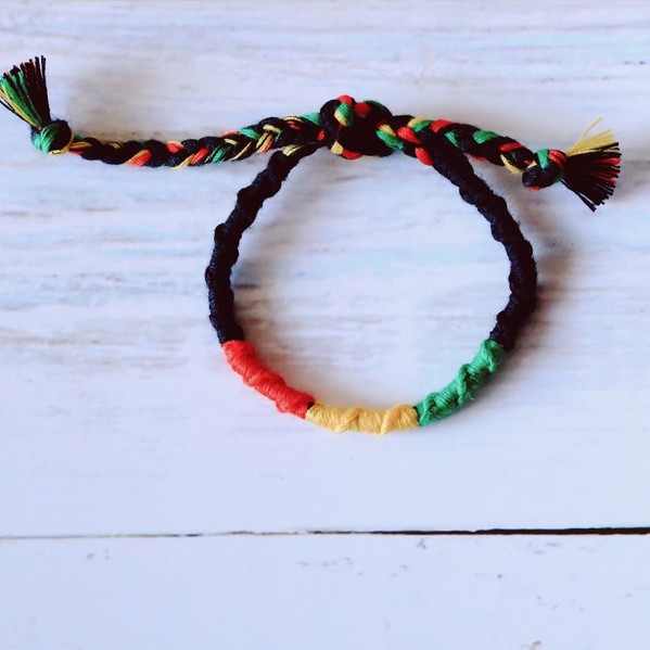 Vòng tay, vòng chân handmade - xoăn Rasta