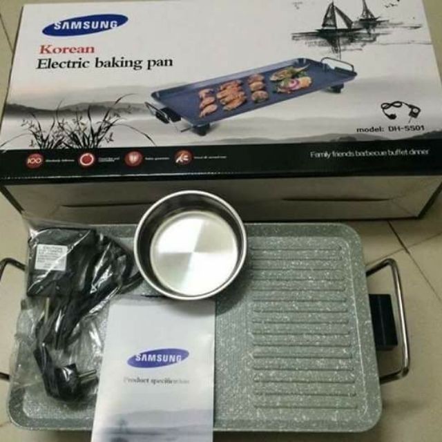 Bếp nướng ko khói vân đá SamSung