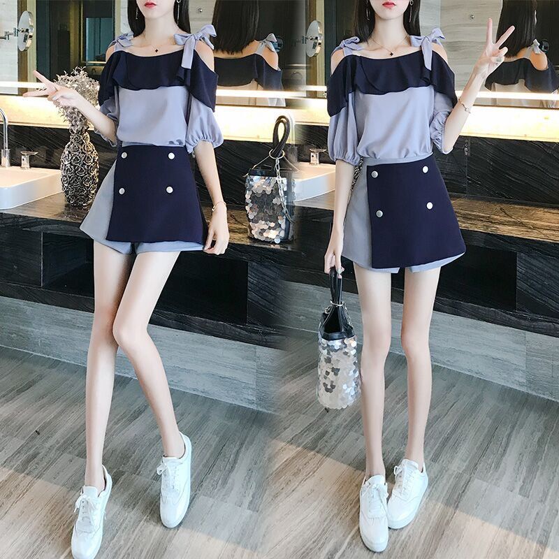 Set Áo Váy Quần Phong Cách Phương Tây Thời Trang Mùa Hè