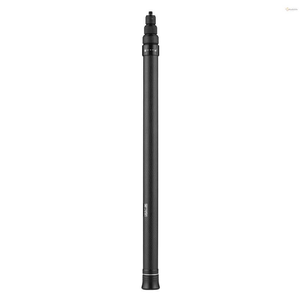 Gậy selfie bằng sợi carbon 1.5m/4.9ft có thể điều chỉnh với vít vặn 1/4inch cho Insta 360 One X/One X2/One R Panoramic