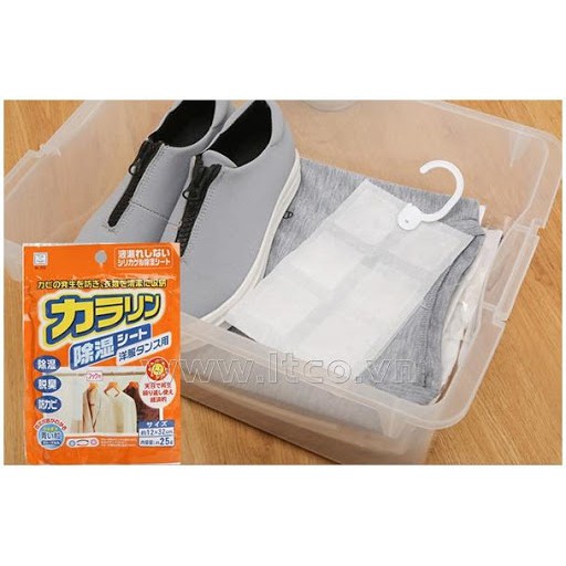 Miếng hút ẩm tủ quần áo Kokubo khủ mùi hôi tránh ẩm mốc Nhật Bản - Tetuchan Store
