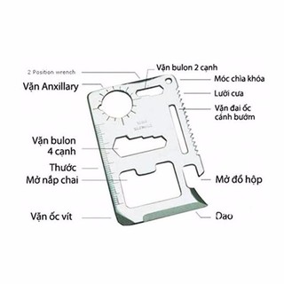 Miếng Thép Đa Năng Size ATM Nhỏ Gọn