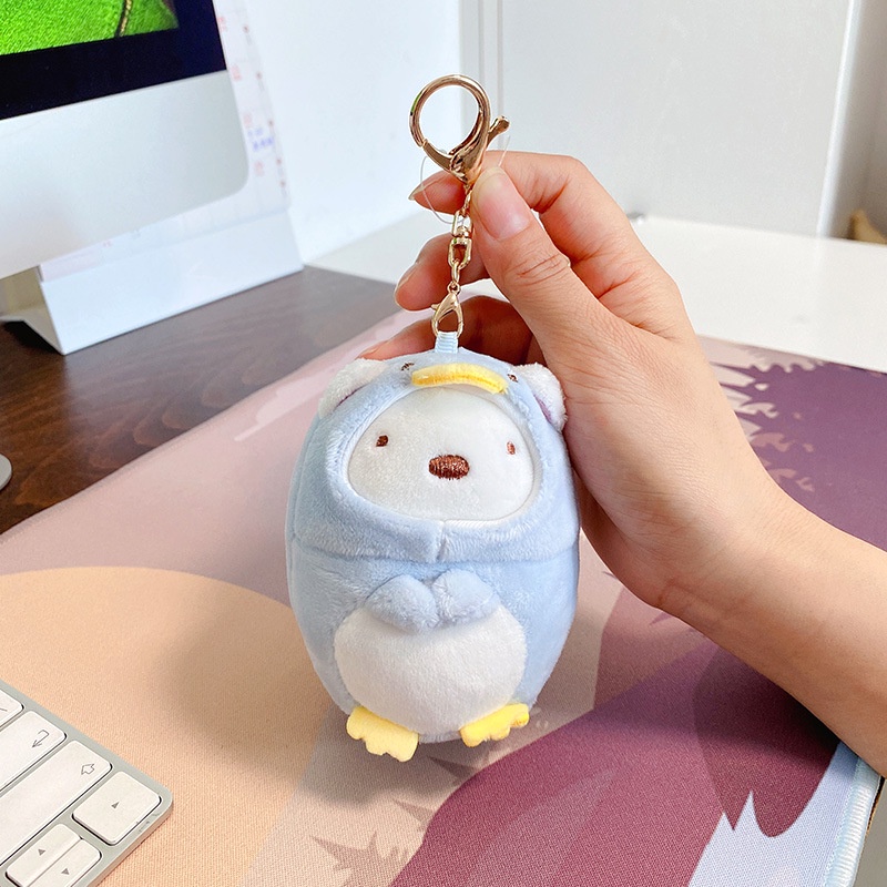 Móc Khóa Đồ Chơi Búp Bê Sumikko Gurashi Nhồi Bông Dễ Thương