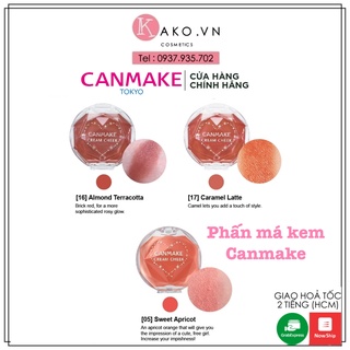 Phấn má hồng dạng kem Canmake Cream Cheek Nhật Bản