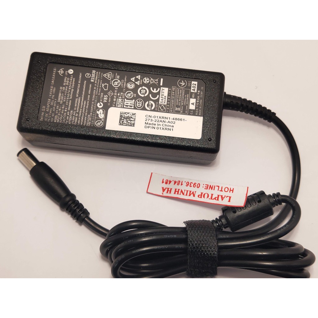 Sạc laptop Dell Inspiron 1545 1526 1525 5423 5421 3421 1470 1420 5437 3437 1440 5323 1120 630m Zin tặng kèm dây nguồn