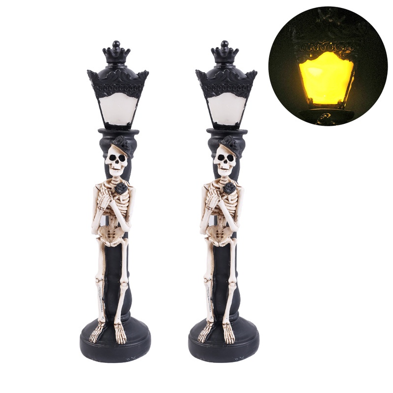 Đèn LED Hình Đầu Lâu Trang Trí Halloween