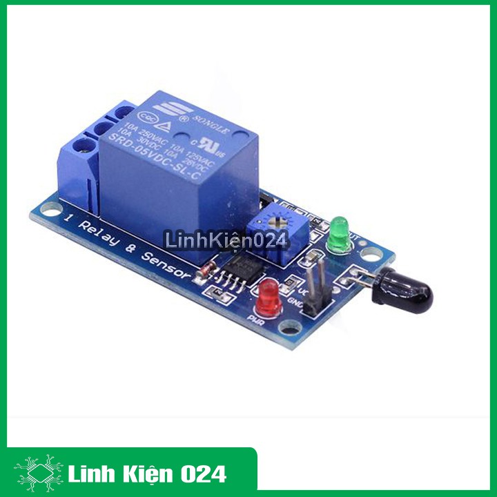 Module điều khiển relay bằng cảm biến hồng ngoại