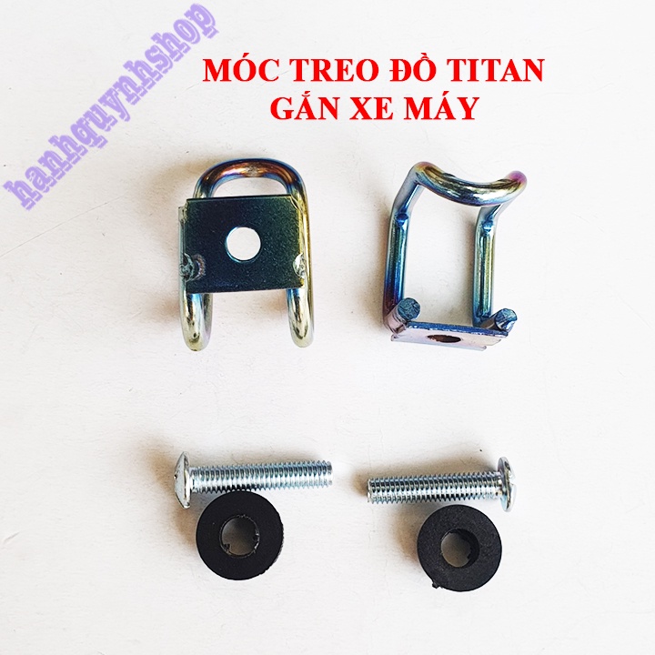 Móc treo đồ Titan gắn xe máy tiện lợi loại đẹp (giá bán 1 cái)