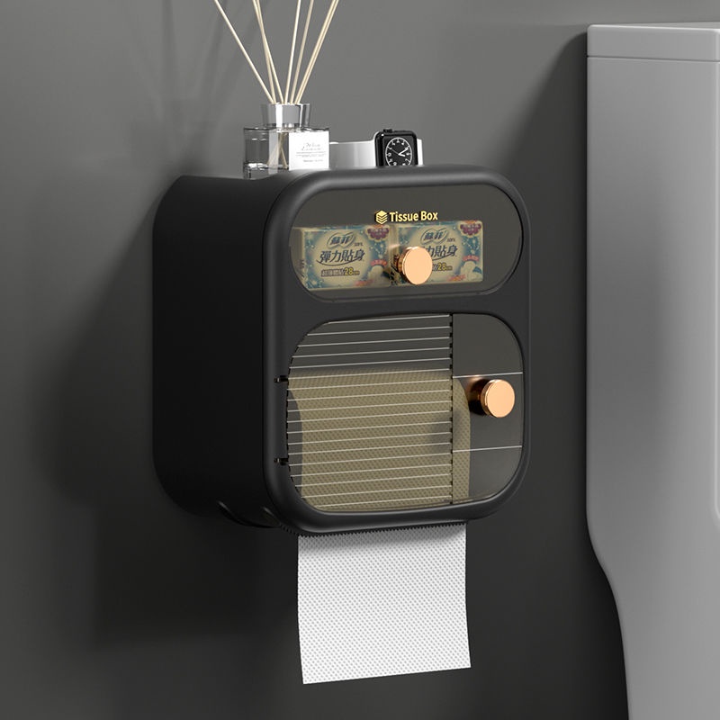 Hộp đựng đồ Vệ Sinh Hộp đựng Giấy Vệ Sinh Hộp đựng Giấy Vệ Sinh Giá Treo Tường Chống Thấm Nước Hộp Giấy Cuộn Cao Cấp Treo Tường